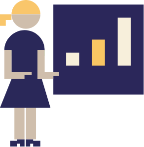 et blått og hvitt skilt